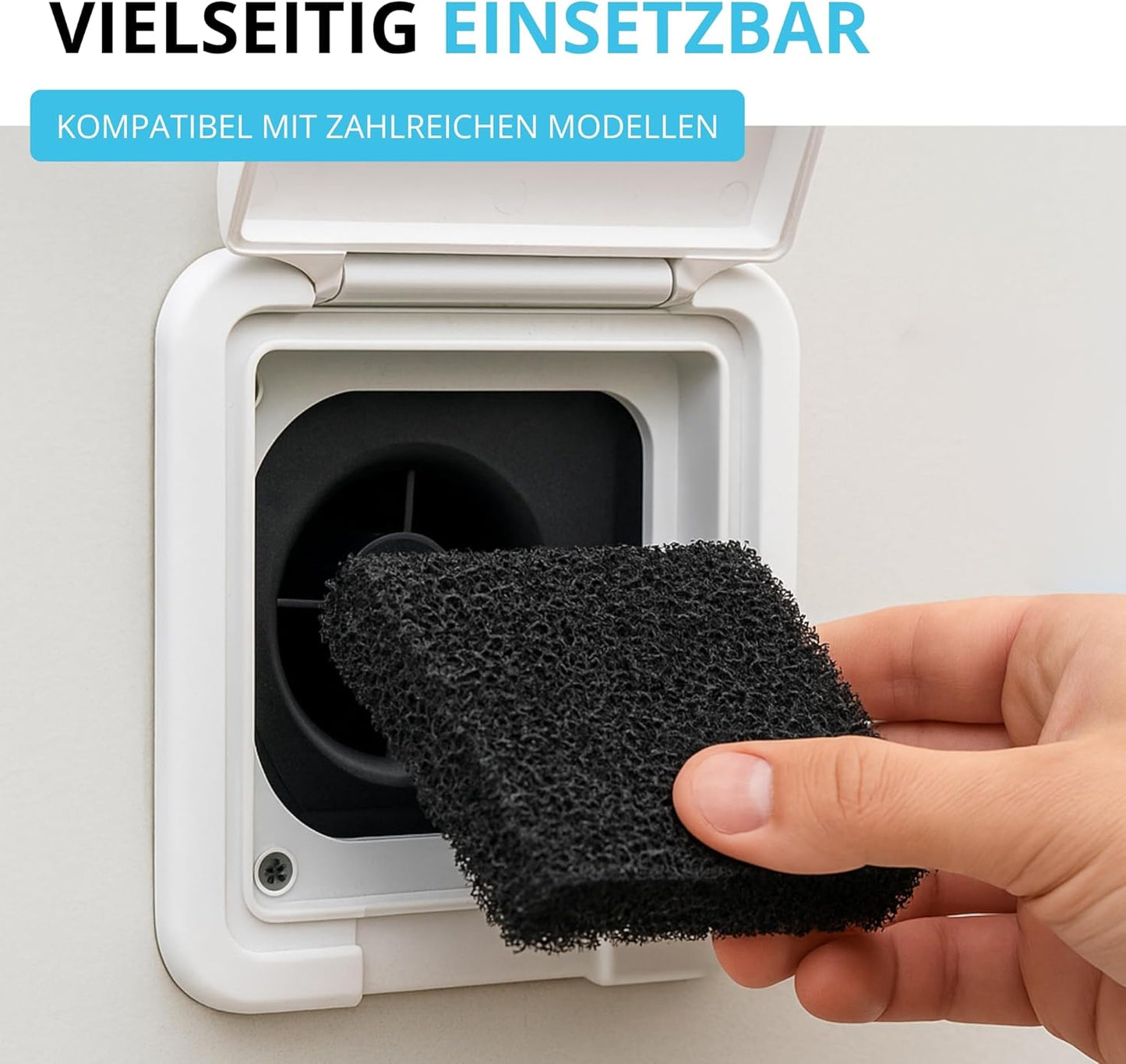 Aktivkohle‑Ersatzfilter passt für SOG Türvariante Typ 1 – Geruchsfilter Nr. 517 000 1