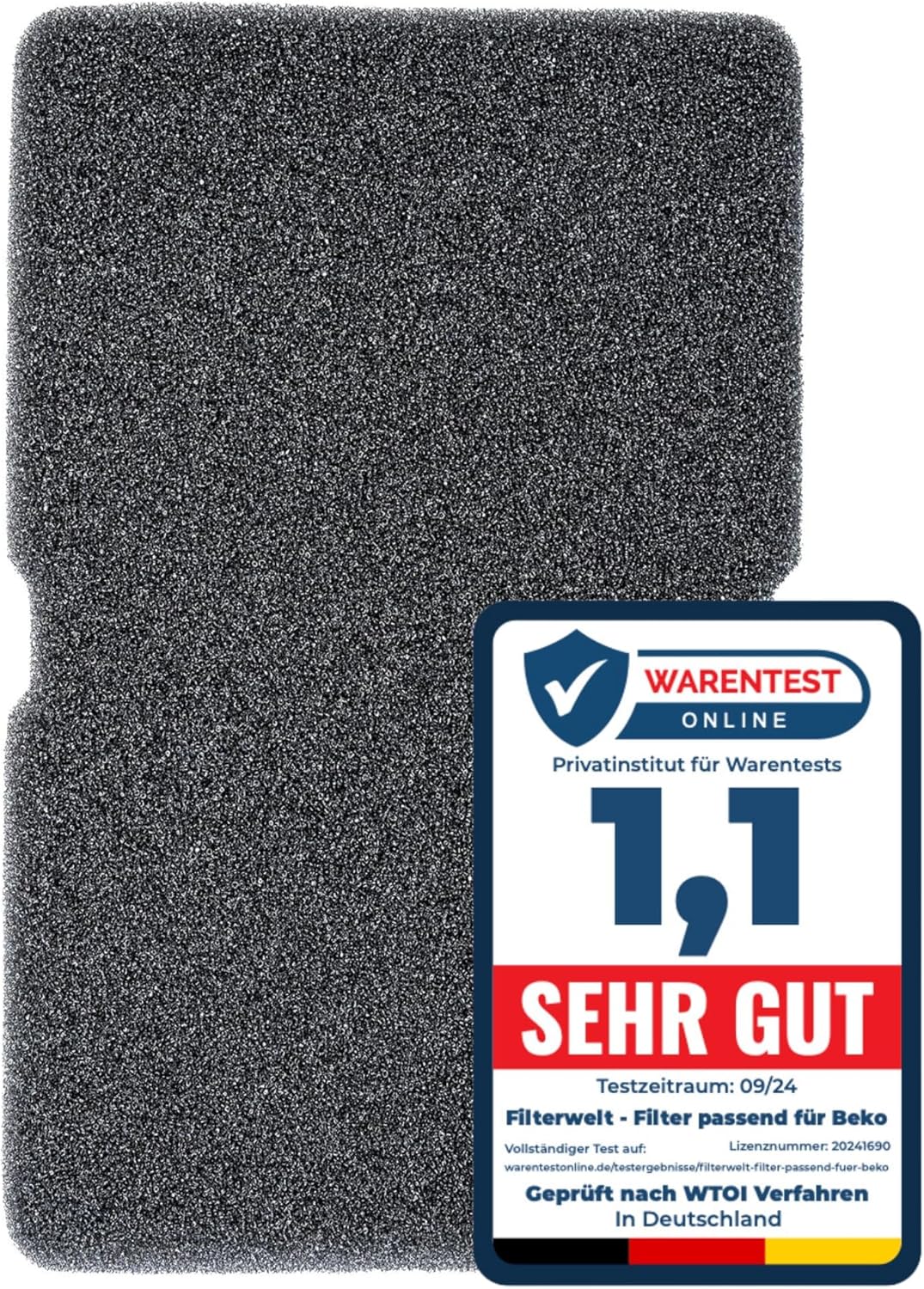 Filter passend für Beko Grundig Blomberg 2964840100 – Flusensieb Trockner