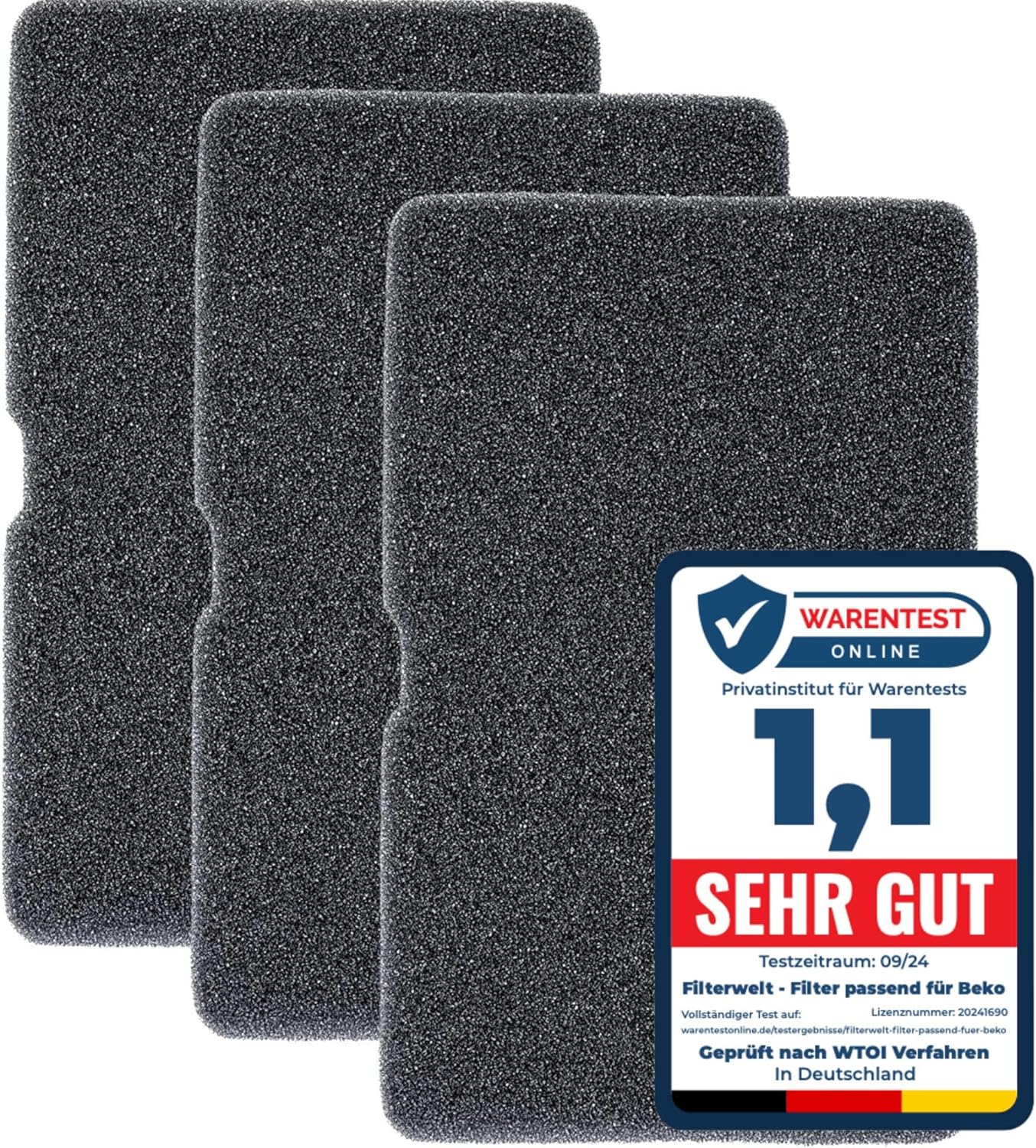 Filter passend für Beko Grundig Blomberg 2964840100 – Flusensieb Trockner