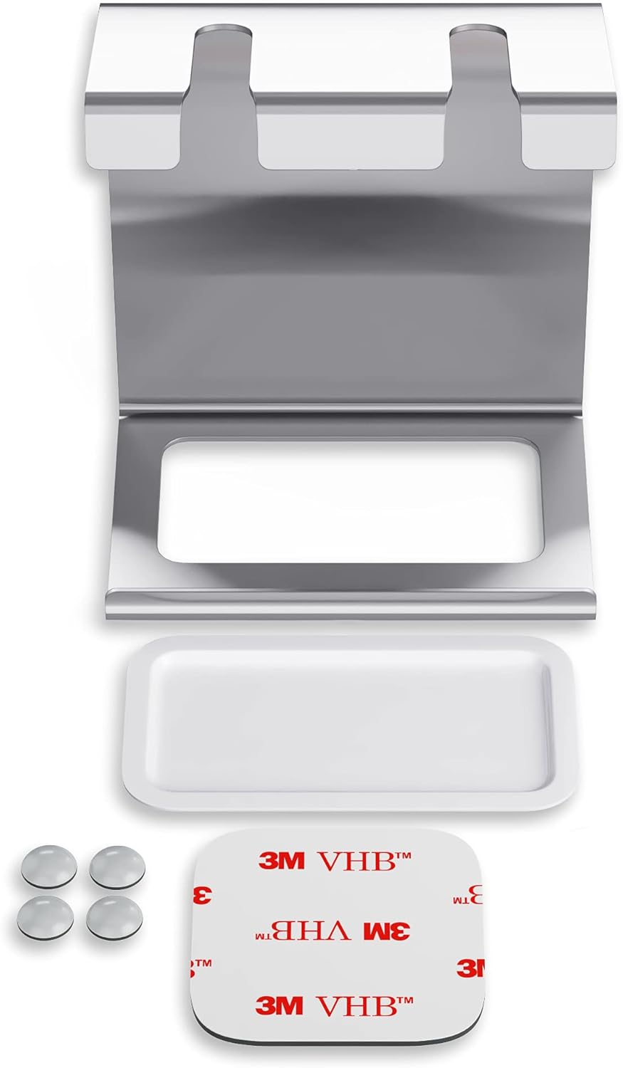 Premium Edelstahl Halter für 2 Aufsteckbürsten – kompatibel mit Oral-B®, Philips Sonicare® & weiteren