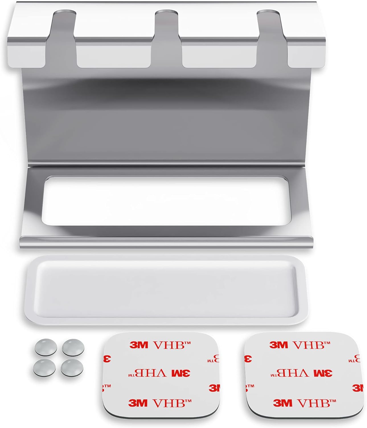 Premium Edelstahl Halter für 3 Aufsteckbürsten – kompatibel mit Oral-B®, Philips Sonicare® & weiteren