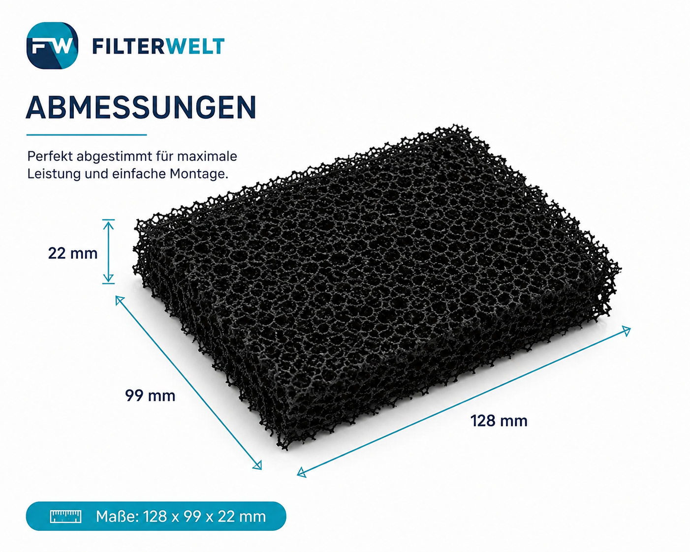 Aktivkohlefilter Filter passt für SOG 5170001 Abgassystem Thetford WC Entlüftung