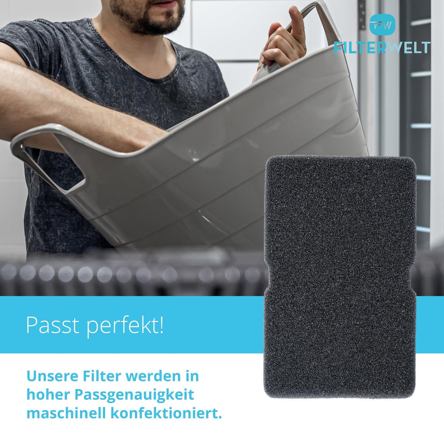 Filter passend für Beko Grundig Blomberg 2964840100 – Flusensieb Trockner