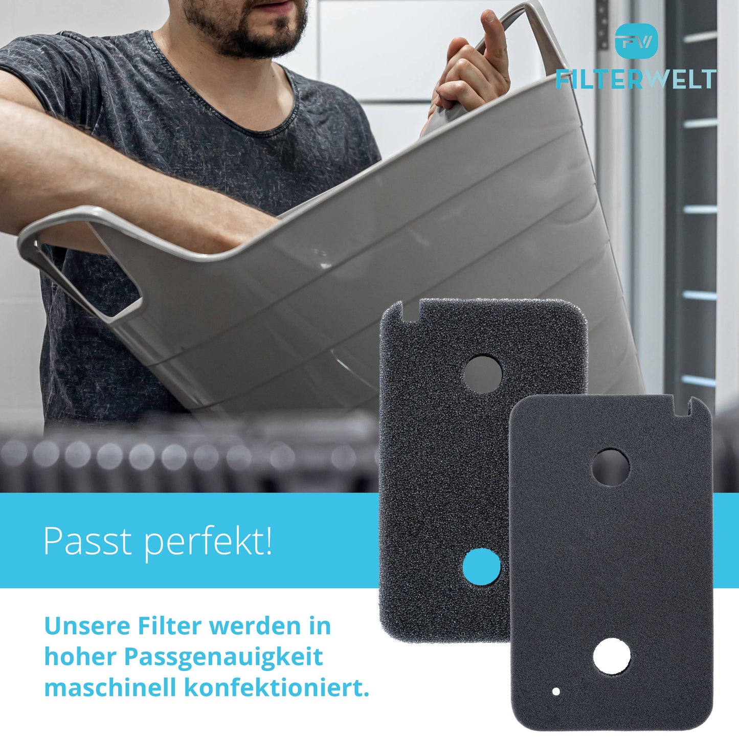 Sockelfilter passend für Miele 9499230 – Flusensieb Trocknerfilter